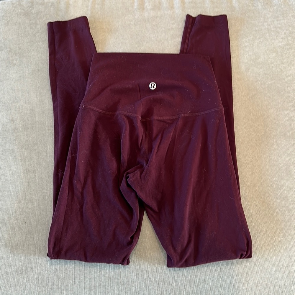 Lululemon Align Legging - Red Merlot size 0